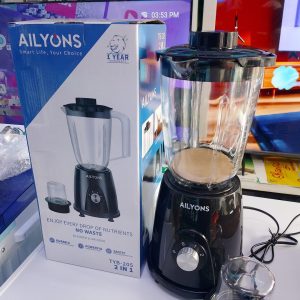 Ailyons TYB-205 2-in-1 Blender with Grinder – 1.5L, 300W