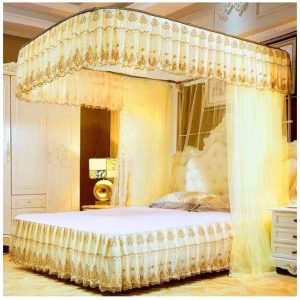 Two Stand Mosquito Net  Sliding Rails
