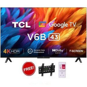 TCL 43V6B -43" inch HDR 4K UHD Google TV