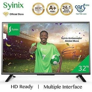 Synix 32” Inch Digital TV With Inbuilt Decoder Black 32 inch .