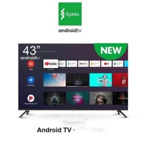 Synix 43” FHD ANDROID Chromecast TV with VOICE REMORT CONTROL