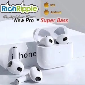 Earbuds AI translation In-Ear Design Deep Bass - Black