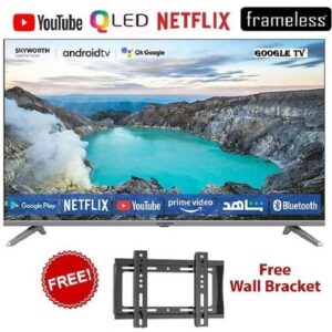 Skyworth 43Q5 43" inches Smart Android TV QLED TV, 2K FULL HD TV, HDR 10 Google TV Television
